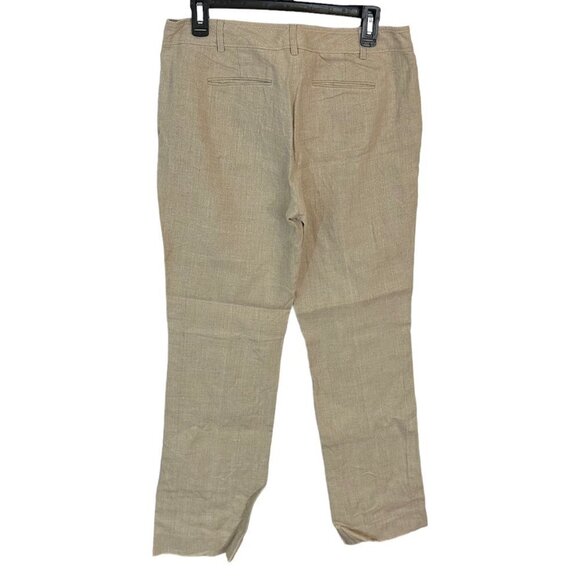 Michael Michael Kors 100% Linen‎ Pant 8 - Picture 2 of 4